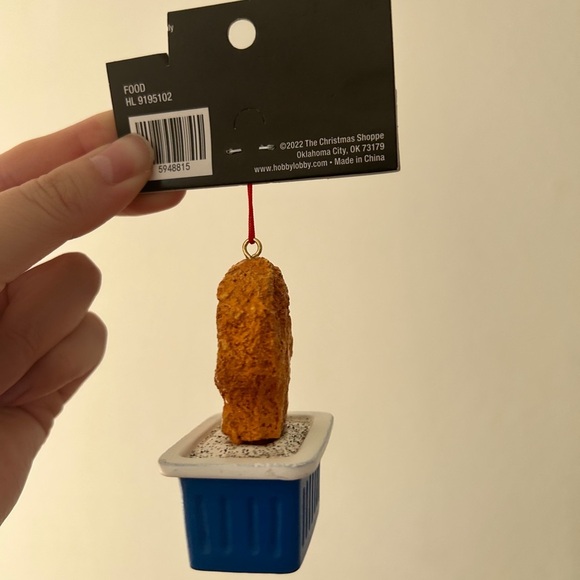 “Awesome Sauce” Chicken Nugget Ornament (NWT – The Christmas Shoppe) - Picture 7 of 7